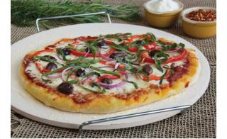 Kemencés Pizza-, és Kenyérsütő kő állvánnyal (11448)