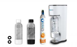 King White Szódagép SodaCo CO2 patronnal, 2 db palackkal, tömítéssel (K-100/W)