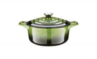 La Cuisine Green öntöttvas lábas fedővel 26 cm-es (432025)