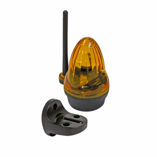 Villogó lámpa ledes, beépített ant. oldalfali konzol, 12-24-240VAC/DC UNILED