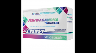 Allnutrition Ashwagandha 300mg+Guarana 30 kapszula