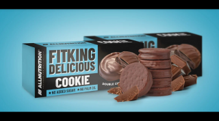 AllNutrition Fitking Delicious Cookies 128g dupla csoki