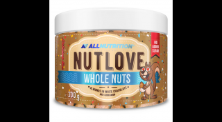 AllNutrition Nutlove Whole Nuts 300g almonds in white chocolate  cinnamon