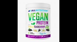 AllNutrition Vegan Protein 500g vanília-fekete ribizli