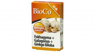 BioCo Fokhagyma+Galagonya+Ginkgo biloba tabletta 60x