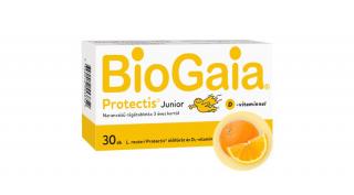 BioGaia Junior narancsos rágótabletta D-vitaminnal 30x