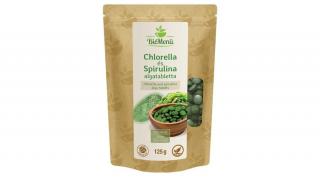BioMenü Chlorella és Spirulina algatabletta 125g