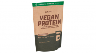 BioTechUSA Vegan Protein, fehérje vegánoknak 500g mogyoró