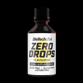 BioTechUSA Zero Drops 50ml Vanília
