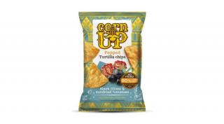 Corn Up tortilla chips fekete olívabogyó és paradicsom ízű 60g