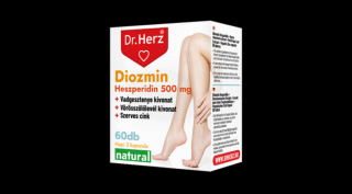 DR Herz Diosmin Hesperidin 500 mg 60 db kapszula doboz