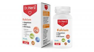 DR Herz Kalcium+Magnézium+Cink+D3 90db tabletta