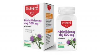 DR Herz Máriatövismag Olaj 500 mg 60 db kapszula