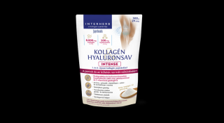 Interherb KollagénHyaluronsav Porcépítő italpor INTENSE Natúr 300g/29 adag