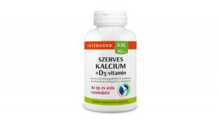 Interherb XXL 90 db Szerves KALCIUM+D3-vitamin tabletta