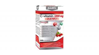 JutaVit C-vitamin 1000mg C+D DUO Plus 100x