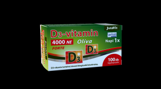 JutaVit D3-vitamin 4000NE Olíva 100x É-K.