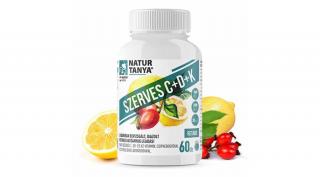 Natur Tanya szerves C+D3+K2 retard vit 60x