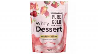 Pure Gold Protein Whey Dessert Strawberry Yoghurt 750g