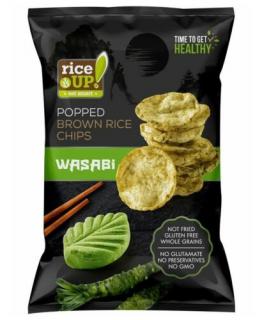 Rice Up Barna Rizs Chips Wasabi 60g