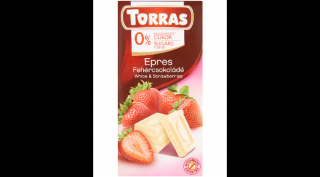 Torras  glutén-és cukormentes EPRES fehércsokoládé 75g