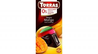 Torras glutén-és cukormentes MANGÓS étcsokoládé 75g