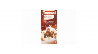 Torras glutén-és cukormentes MOGYORÓS tejcsokoládé 75g