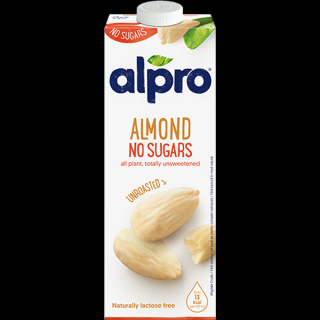 Alpro mandulaital pörköletlen (cukormentes) 1000ml (gluténmentes)