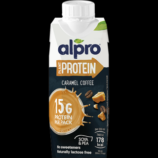 Alpro Protein ital karamell-kávé, 250ml (gluténmentes)