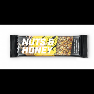 Biotech Nuts and honey szelet 35g