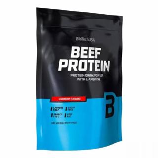 Biotech USA Beef Power marhafehérje por (Eper) 500g (gluténmentes)