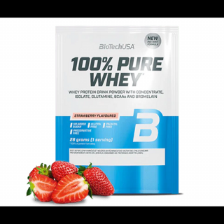 Biotech USA ISO Whey Zero laktózmentes fehérjepor (Eper) 25 G (gluténmentes)