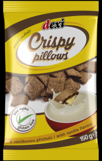 Dexi Crispy pillows vanilla vanília ízesítésű párnák gluténmentes) 150g