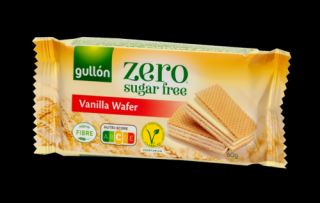 Gullon Vanilla Wafer vaníliás nápolyi (hozzáadott cukormentes) 60 g