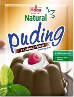 HAAS Natural Gluténmentes Csokoládé Pudingpor 44 g