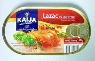 Lazacfilé saját levében - natúr Kaija 170 g