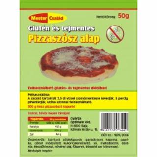 Mester glutén és tejmentes, tojásmentes pizzaszósz alap 50 g (gluténmentes)