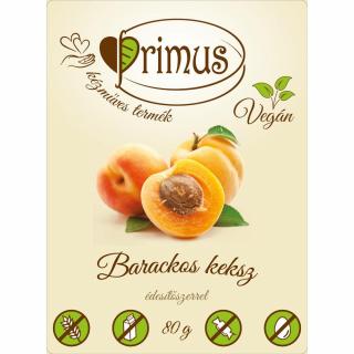 Primus paleo keksz barackos 80 g (gluténmentes)