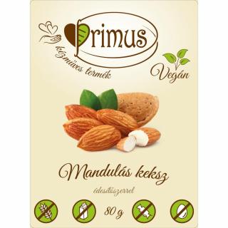 Primus paleo keksz mandulás 80 g (gluténmentes)