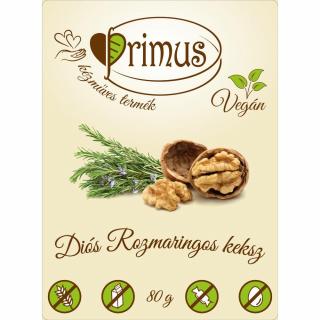 Primus paleo sós keksz diós-rozmaringos 80 g (gluténmentes)