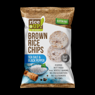 Rice Up Chips Sós és borsos ízű 60g (gluténmentes)