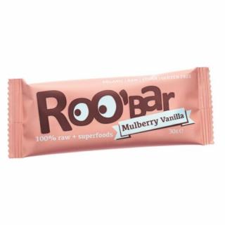 Roobar Bio gyümölcs szelet eper-vanília (paleo, vegán, gluténmentes) 30 g