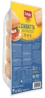 Schär Ciabatta elősütött zsemlék (tejmentes, tojásmentes, gluténmentes) 200 g