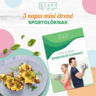 Szafi 3 napos sportolói étrend