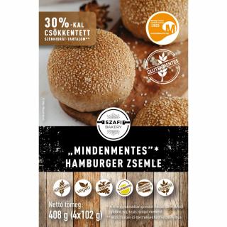 Szafi Bakery „MINDENMENTES”* hamburger zsemle 4x102g (gyorsfagyasztott) (gluténmentes)