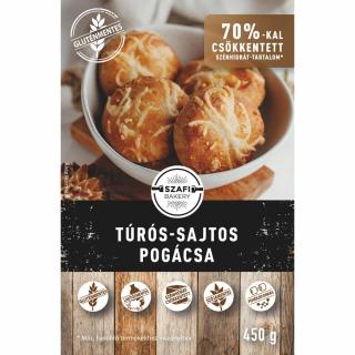 Szafi Bakery túrós-sajtos pogácsa 450g (gyorsfagyasztott) (gluténmentes)