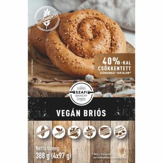 Szafi Bakery Vegán briós 388g (4*97g) gyorsfagyasztott (gluténmentes)