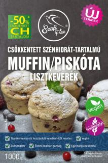 Szafi Free Csökkentett szénhidrát-tartalmú muffin / piskóta lisztkeverék (gluténmentes) 1000g