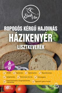 Szafi Free Ropogós kérgű hajdinás házikenyér lisztkeverék 500 g (gluténmentes, tejmentes, tojásmentes, maglisztmentes, élesztőmentes, zsírszegény, vegán)