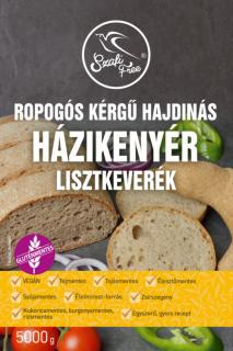 Szafi Free Ropogós kérgű hajdinás házikenyér lisztkeverék 5000 g (gluténmentes, tejmentes, tojásmentes, maglisztmentes, élesztőmentes, zsírszegény, vegán)